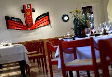 Michelin-starred cuisine next to Ferrari engines? Yes please