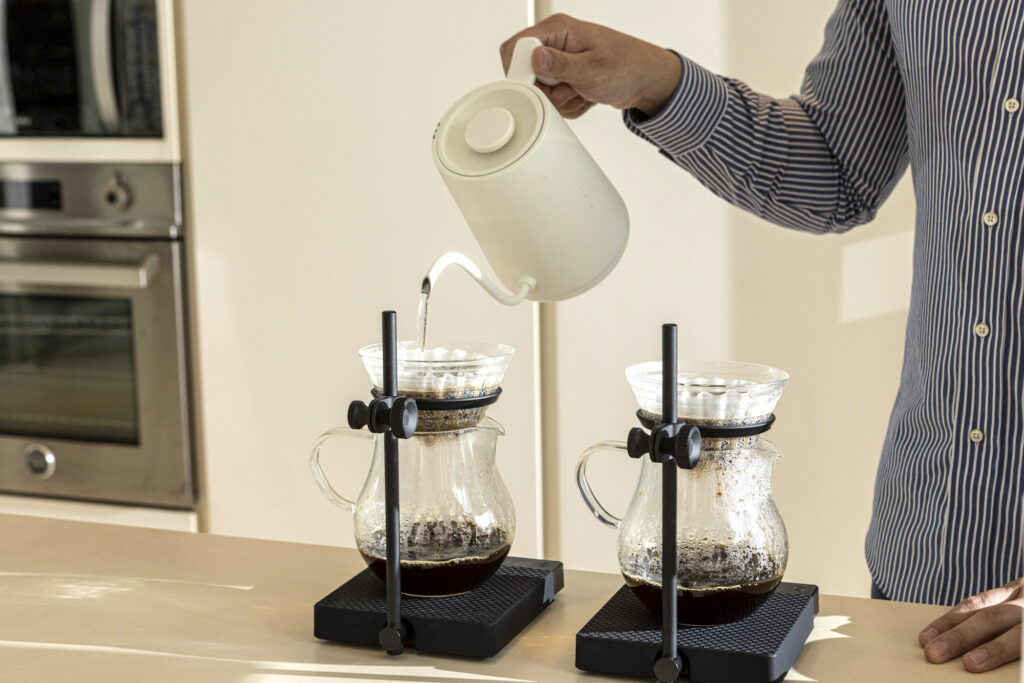 The start of the coffee omakase