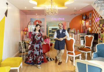 Happy Andrada-Gras and Tanguy Gras of H&T Wine Gallery