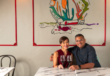 Ricksha owners Pierre and Cyril Addison