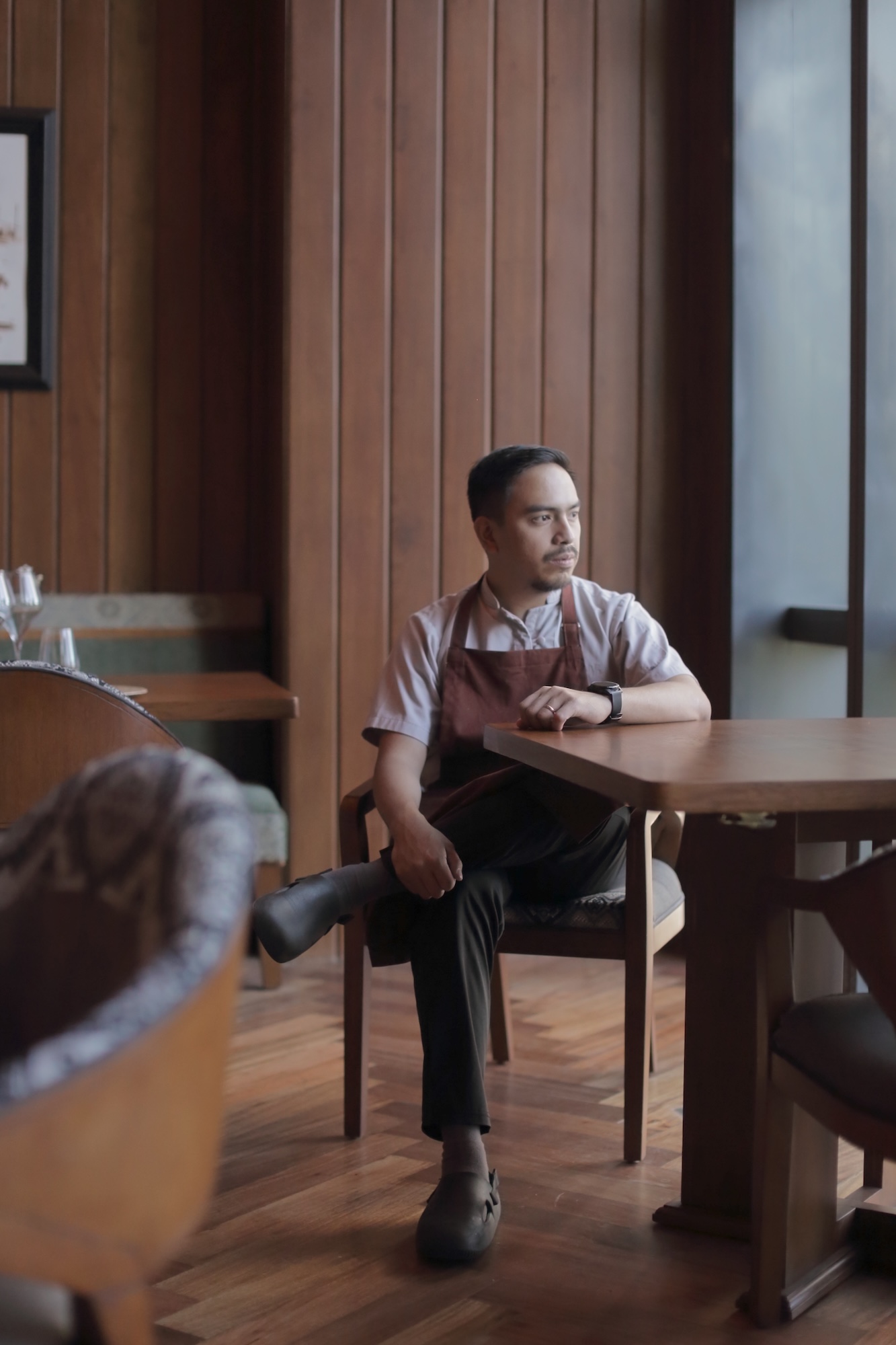 Chef and partner Thirdy Dolatre